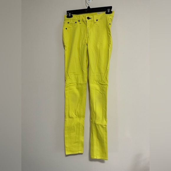 4692 rag and bone yellow jeans Size 25 - Picture 1 of 9